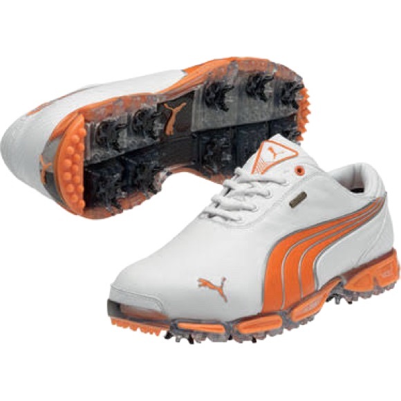 RARE - Rickie Fowler's Puma AMP CELL FUSION GOLF Cleat Shoe Men 12 (VIDEO) - Picture 14 of 15